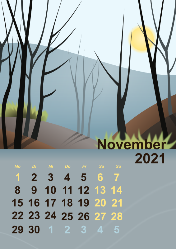 Calendar - November