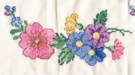 Flowers - a Part of a Tablecloth