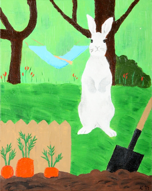Where is the carrot?